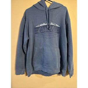 Cabela's Men's Large‎ Hoodie Sweatshirt Sz Large Blue